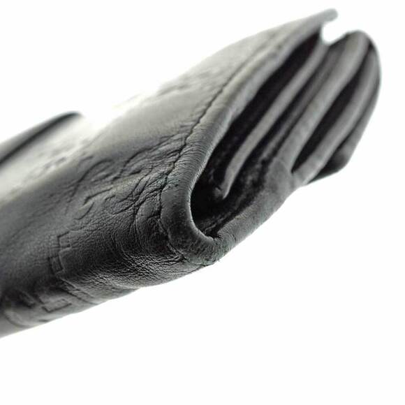 Gucci Double Hook Long Wallet Black Leather Crocodile - Picture 5 of 8